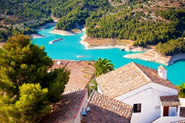 Vue de Guadalest, dans la province d’Alicante (région de Valence)