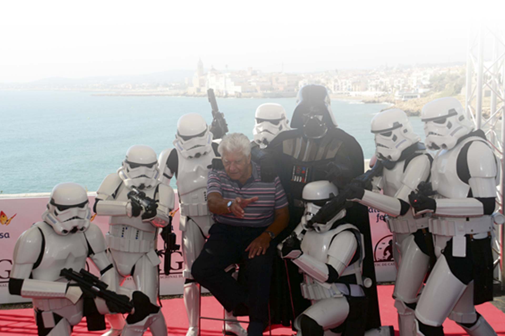 Photocall "I am your father" de David Prowse Photocall "I am your father" de David Prowse