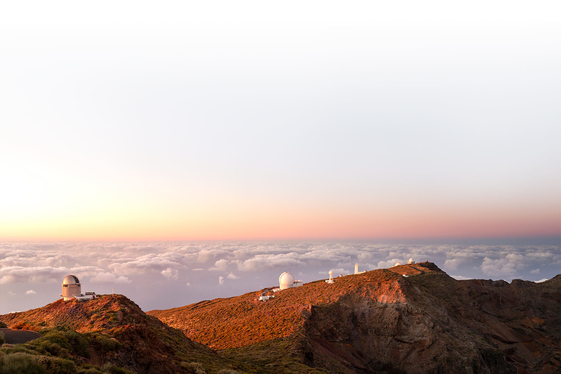 Astrophysische Sternwarte Roque de los Muchachos auf La Palma, Kanarische Inseln Astrophysische Sternwarte Roque de los Muchachos auf La Palma, Kanarische Inseln