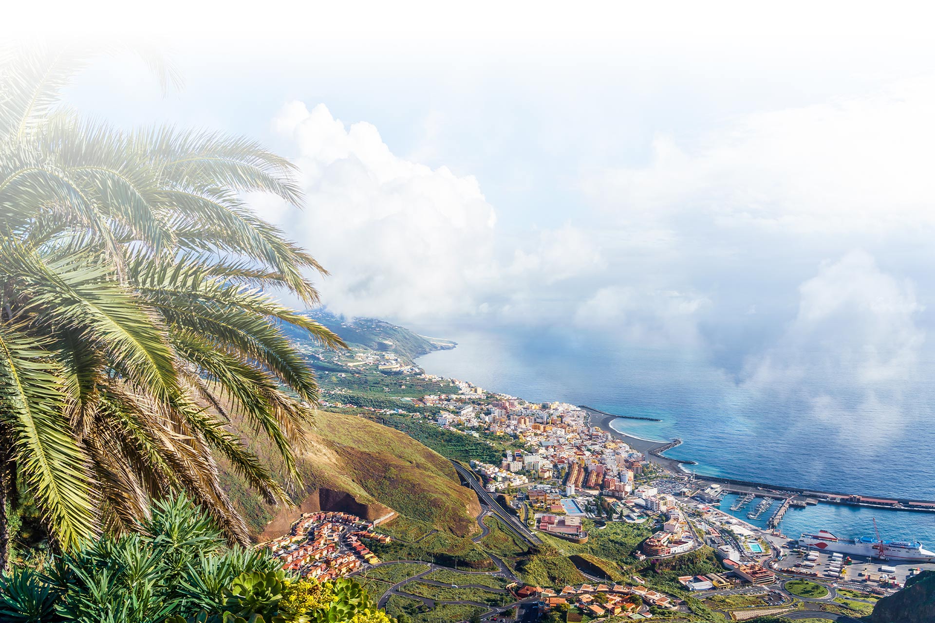 Santa Cruz de la Palma nell'isola de La Palma, isole Canarie