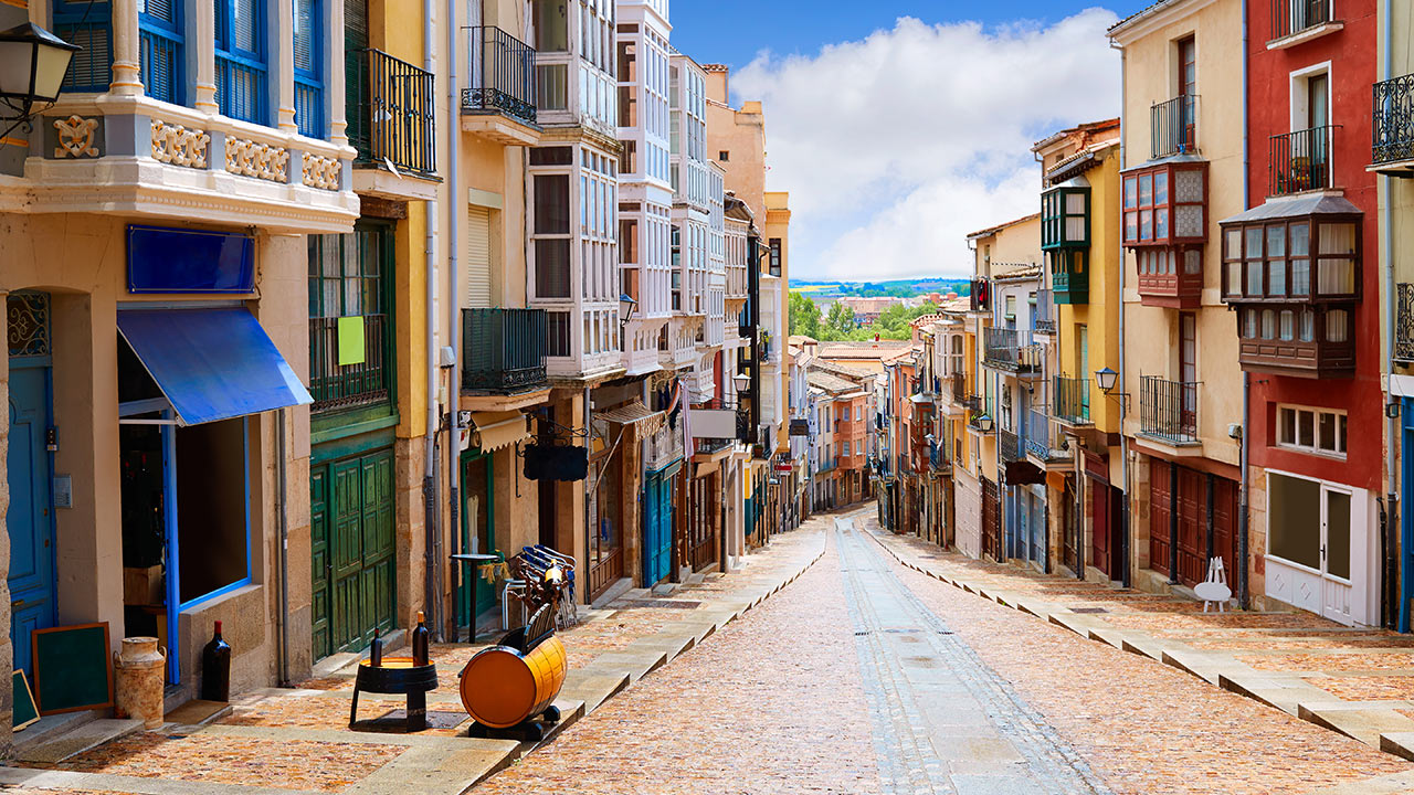 Calle Balborraz w Zamorze Calle Balborraz w Zamorze