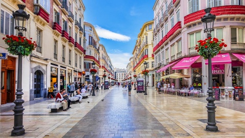 Calle del Marqués de Larios, en Málaga