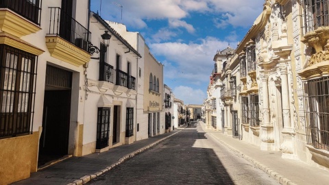 Calle de San Pedro, en Osuna