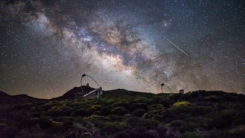 Observatório astrofísico na ilha de La Palma
