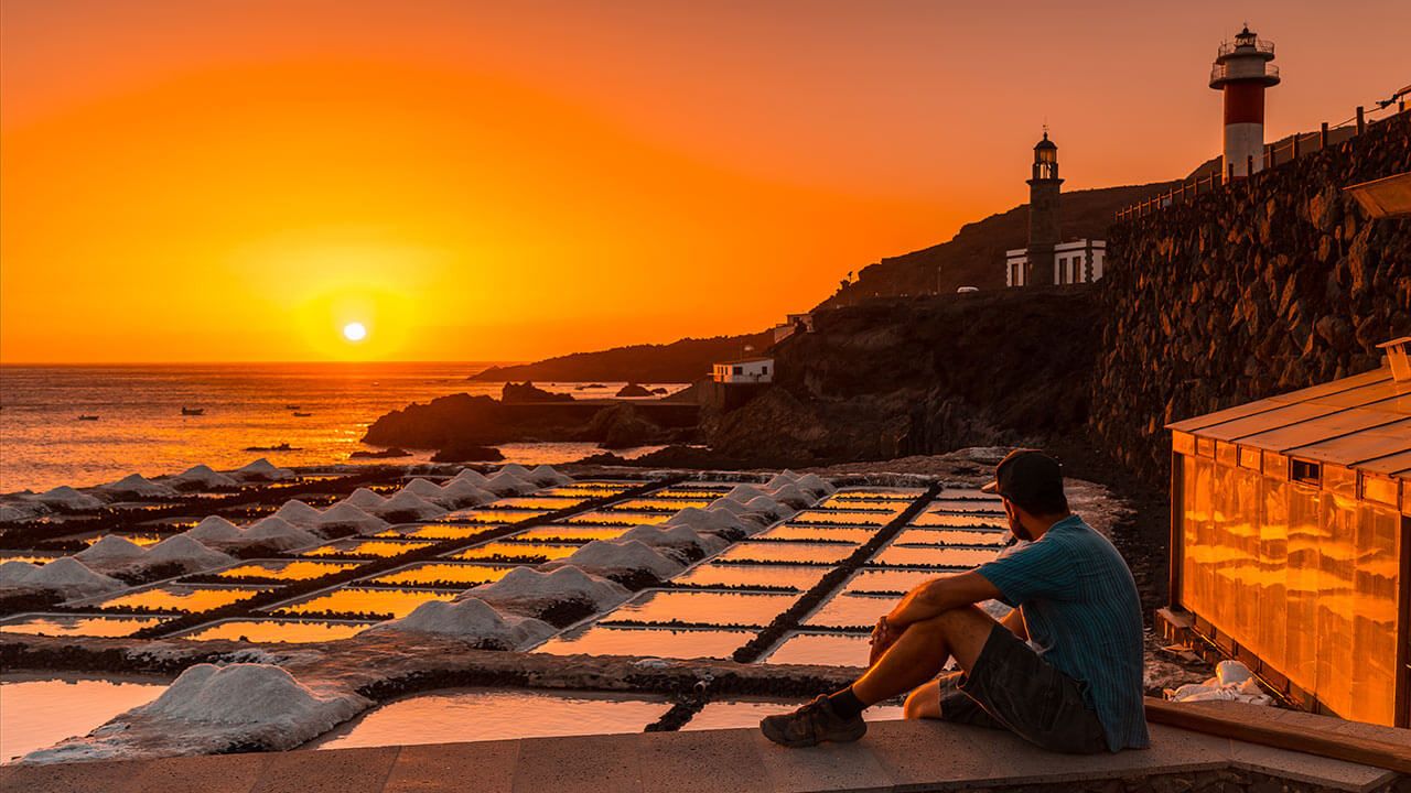 Salinas de Fuencaliente en la isla de La Palma  Salinas de Fuencaliente en la isla de La Palma