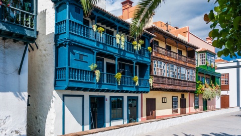  Balconies in Santa Cruz de la Palma, island of La Palma