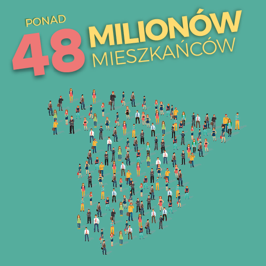 Ponad 46 milionów mieszkańców Ponad 46 milionów mieszkańców