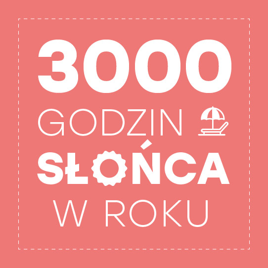 3000 godzin słonecznych w roku 3000 godzin słonecznych w roku