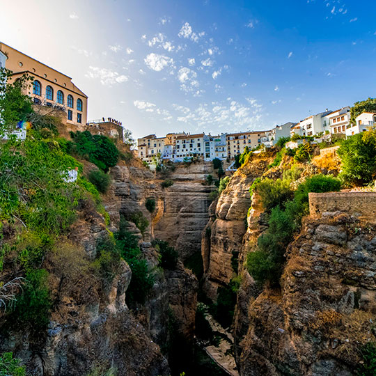 Vista general de la ciudad de Ronda, Málaga