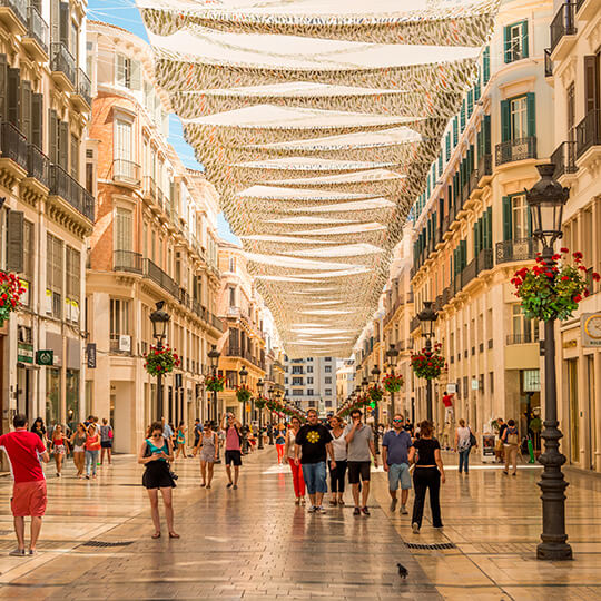 Calle Larios, à Malaga