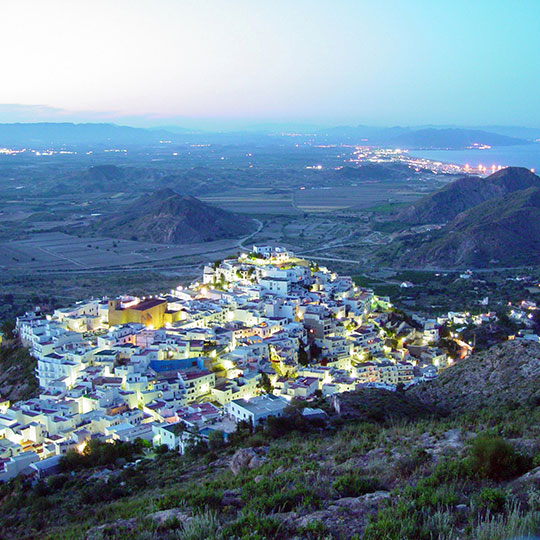 Veduta panoramica di Mojácar