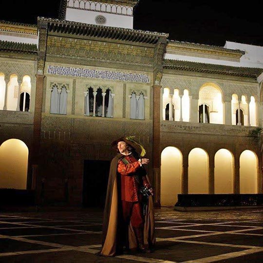 Visita dramatizada dos Reales Alcázares de Sevilha