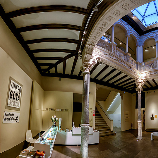 Vistas del interior del Museo Goya de Zaragoza, Aragón