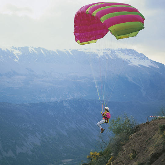 Parapente dans la province de Huesca (Aragon)