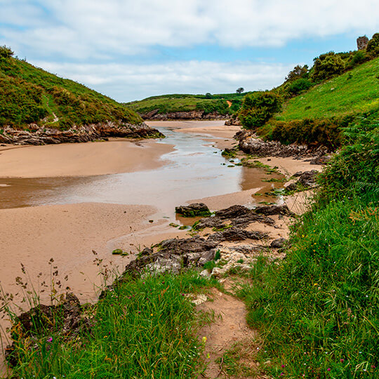 Playa de Poo, Asturien