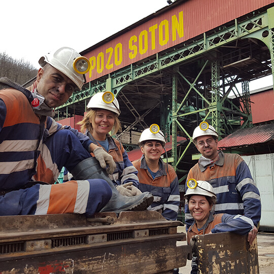 Pozo Sotón coal mine, in San Martín del Rey Aurelio