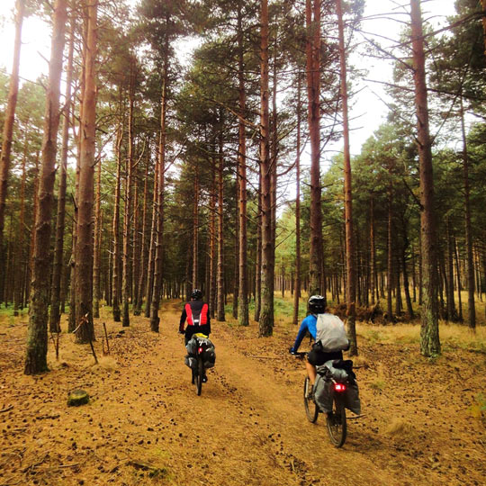 Pilgrims on the Original Way passing through Asturias