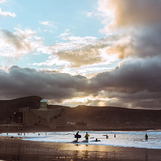 Strand Las Canteras auf Gran Canaria