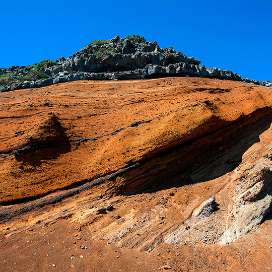 Volcanic landscape in La Palma