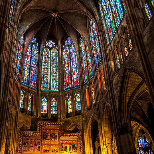 Vetrate della Cattedrale di León