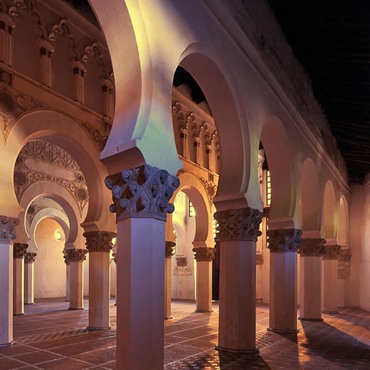 Synagogue Santa María La Blanca. Tolède