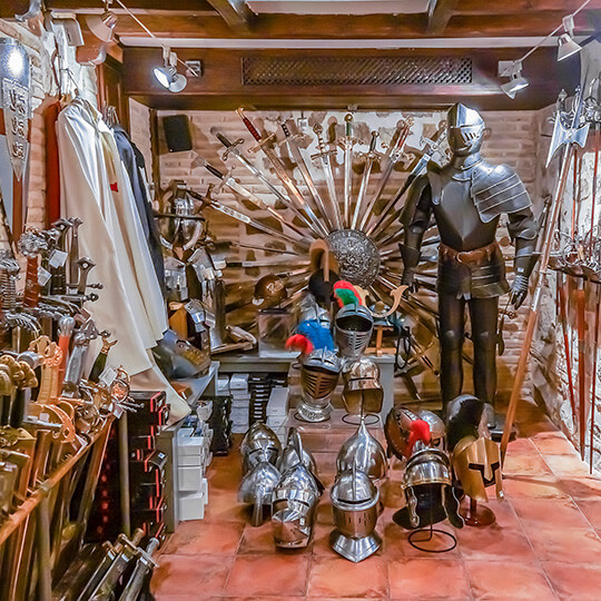 A sword shop in Toledo
