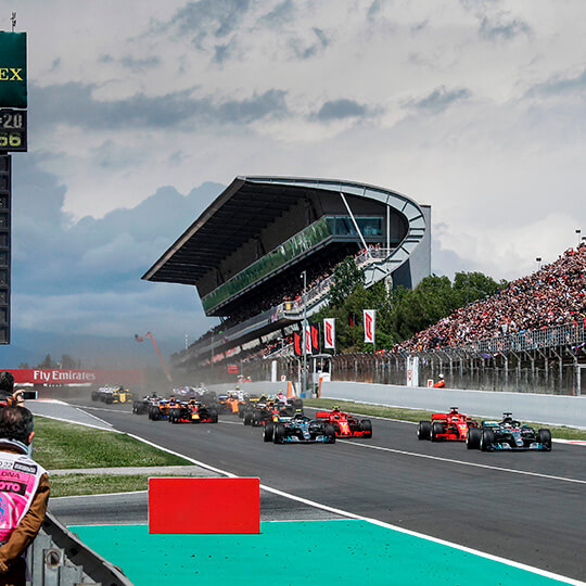 Großer Preis von Spanien der Formel 1 auf dem Circuito de Montmeló, Katalonien