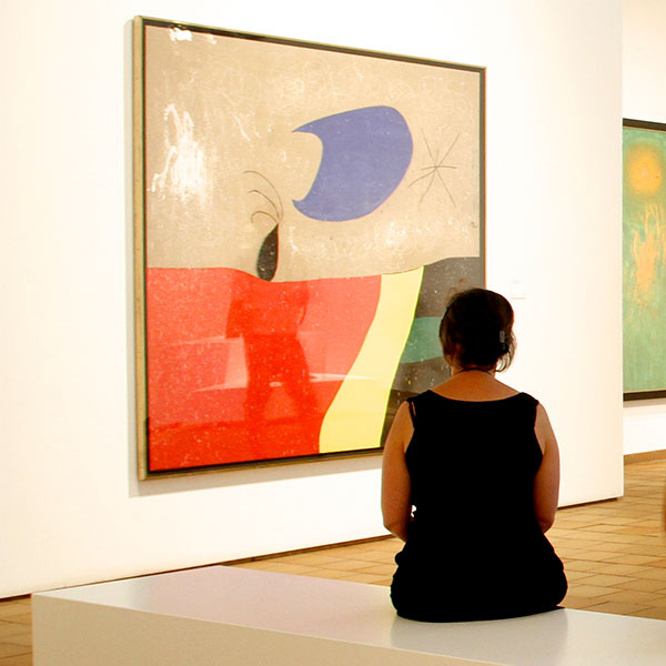 Wnętrze Fundacji Miró w Barcelonie