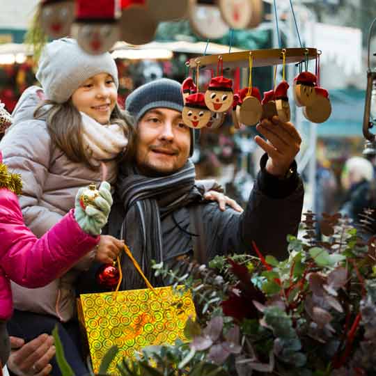 バルセロナのクリスマス市場