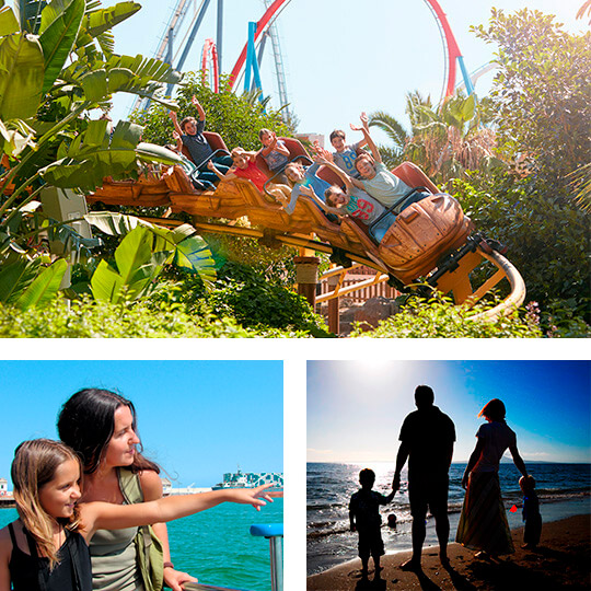 Spaß mit der Familie. © Oben: PortAventura Park Spaß mit der Familie. © Oben: PortAventura Park