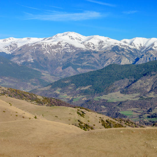 Una delle cime più alte dei Pirenei orientali, nella provincia di Girona, Catalogna.