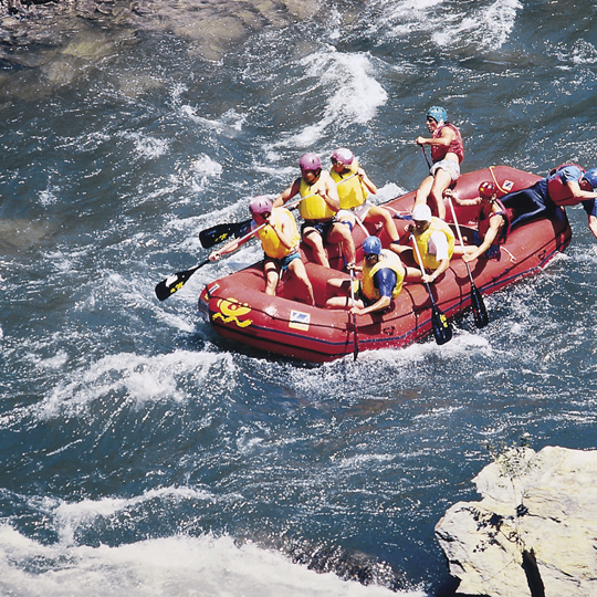 Rafting in the province of Lleida