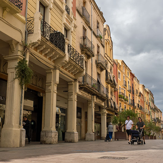 Vilafranca del Penedès an der Weinstraße des Penedès