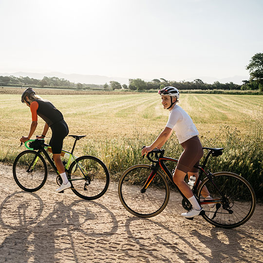 Cyclistes en Espagne