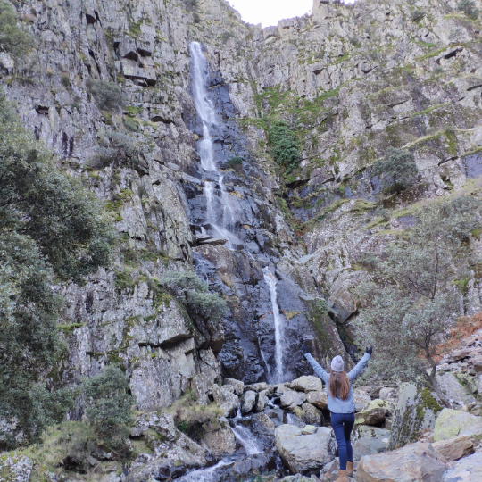 Chorro de la Meancera in Las Hurdes, Extremadura.