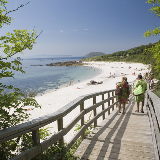 Playa de la isla de Ons, en el Parque Nacional de las Islas Atlánticas