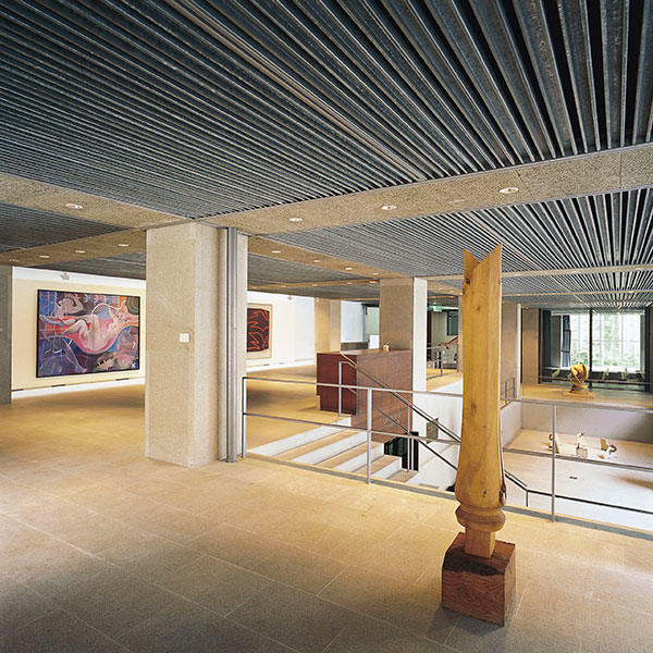 Das Kunstmuseum (Museo de Bellas Artes) in A Coruña von innen