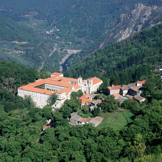 Hotel Parador de Santo Estevo w Ourense (Galicja)