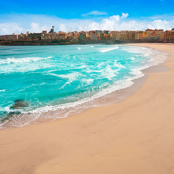 Praia Riazor, La Coruña