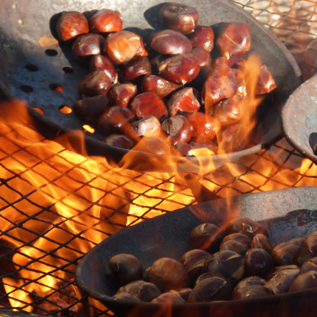 Castañas asadas