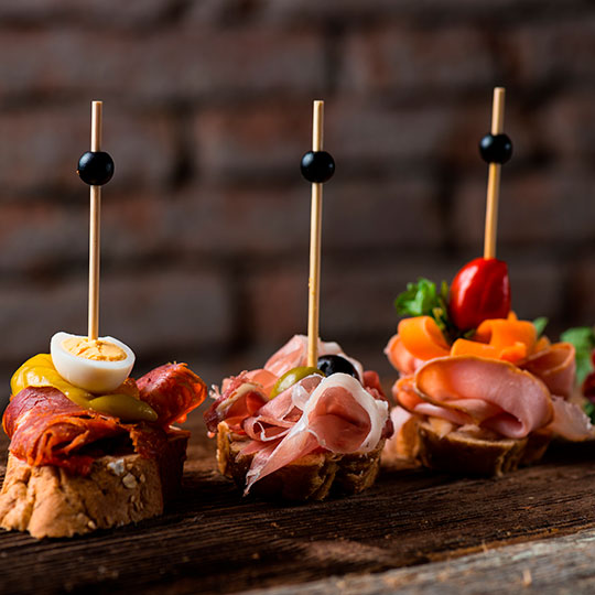 Assortiment de tapas