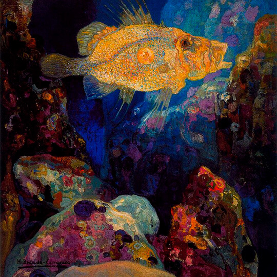 «Hermenegildo Anglada Camarasa - Gallo de San Pedro» di irinaraquel è concesso in licenza con CC BY 2.0 