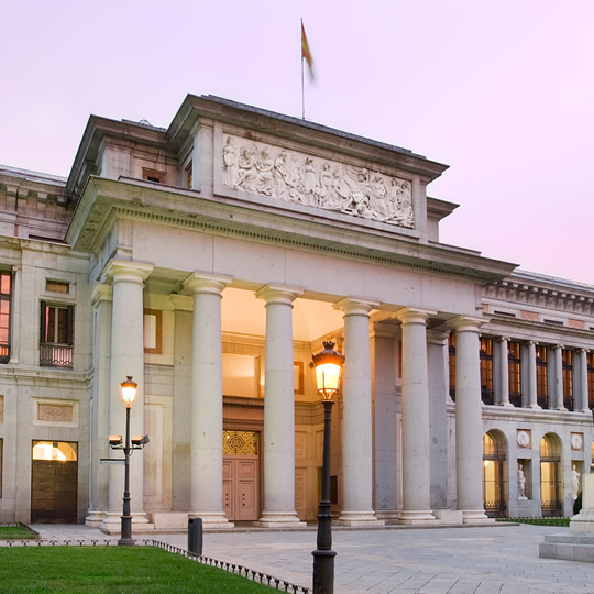 Blick auf das Prado-Museum 