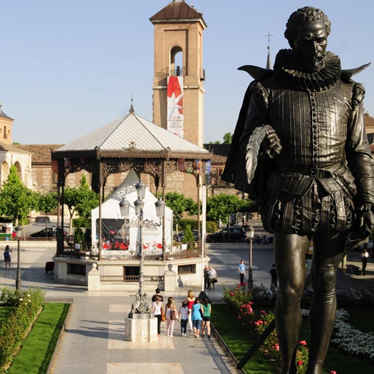 Plaza de Cervantes in Alcalá de Henares 