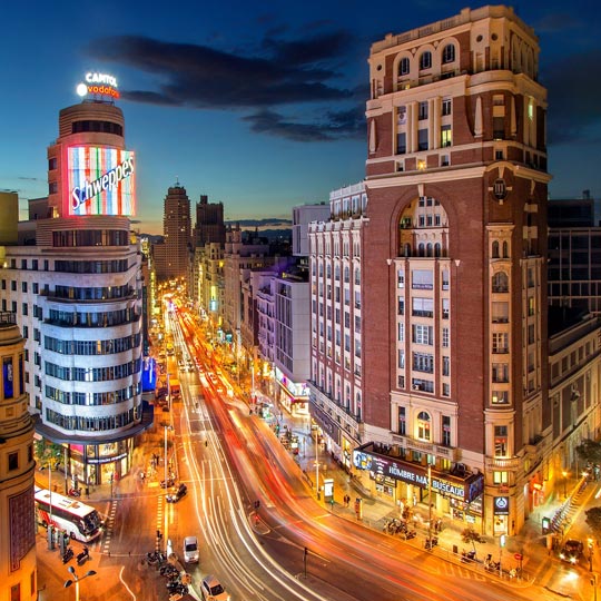 Plaza de Callao, en Madrid Plaza de Callao, en Madrid