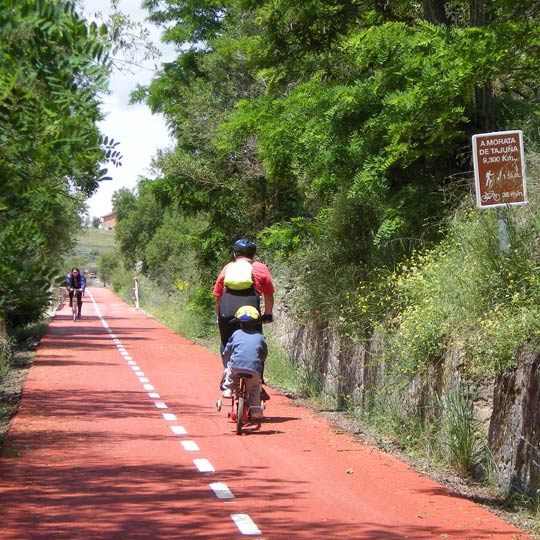 マドリードにある、タフーニャの緑の道