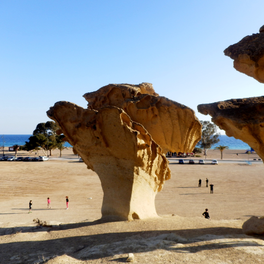 Las Gredas de Bolnuevo en Mazarrón, Murcia