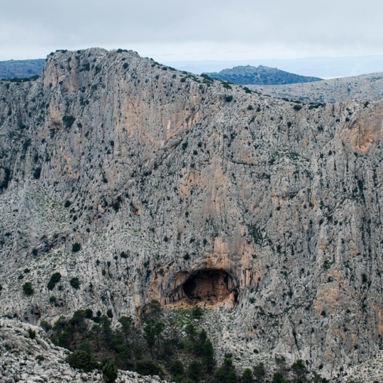 Ansichten der Stadtmauern von Leyva, Murcia