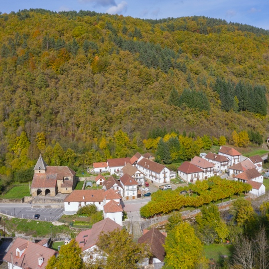 Views of Izalzu village in the Salazar valley, Navarra