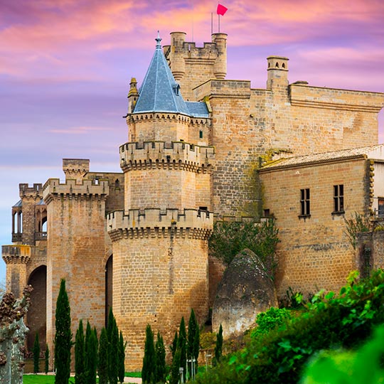 Castelo - Palácio de Olite, em Navarra